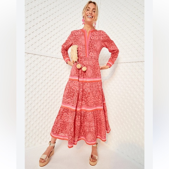 Tuckernuck Ro’s Garden Diwali Floral Midi Dress Size XS - Picture 2 of 5